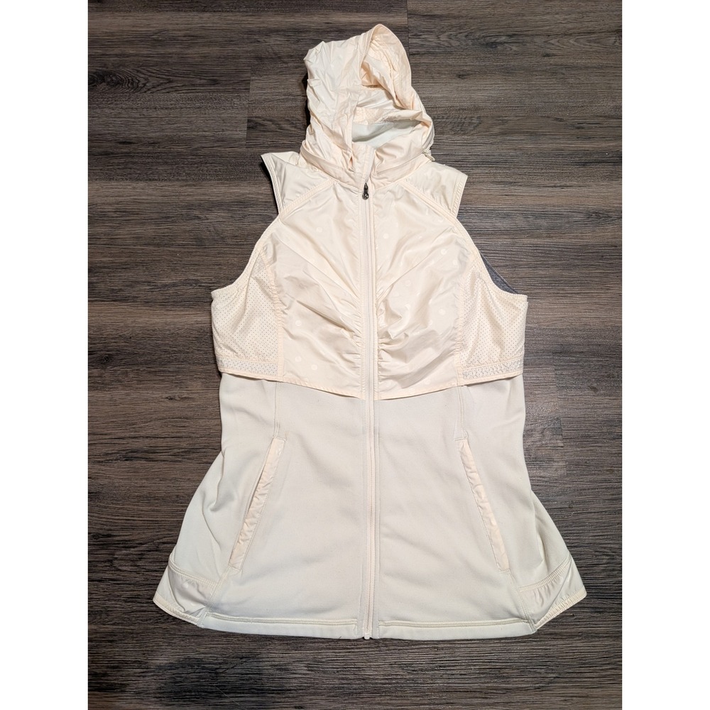 Lululemon Kanto Catch Me Hooded Vest Womens‎ 8 Wind Water Resistant Angel Wing